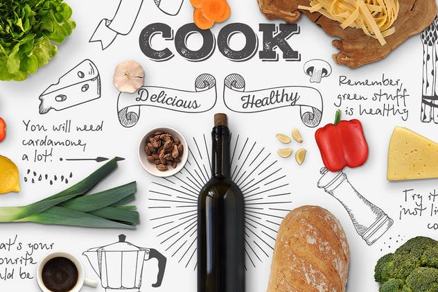 蔬菜大杂烩巨无霸食物场景生成器 Ratatouille 2 — Extended Food Scene Creator插图(12)