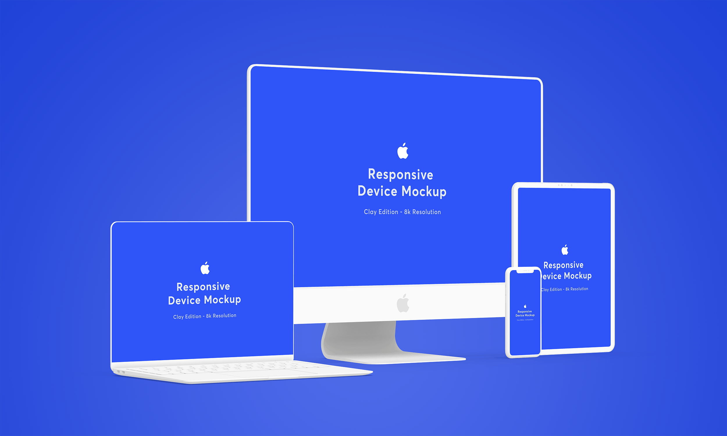 极简主义风格响应式交互设计效果图预览素材库精选样机v3 Responsive Device Mockup 3.0插图(3)