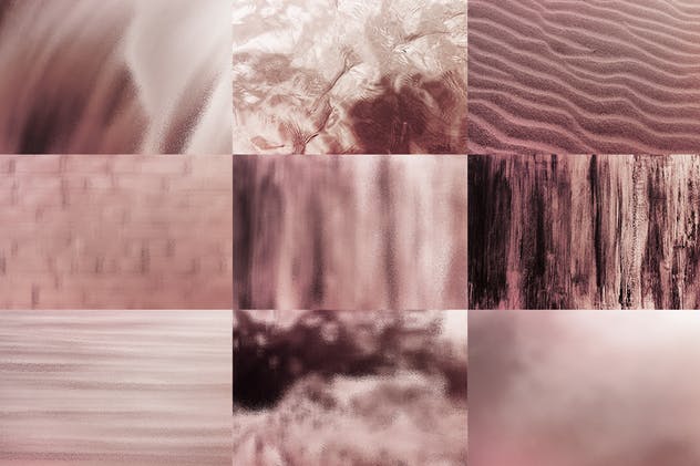 时尚高雅玫瑰金箔纸背景纹理 50 Rose Gold Textures插图(12)