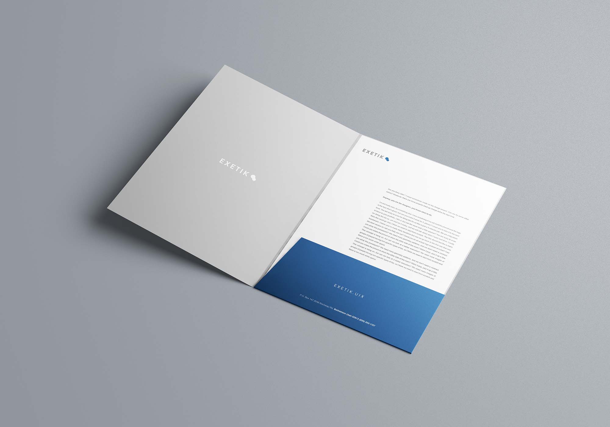 A4纸质文件夹设计样机模板 A4 Folder Mockup插图(3)