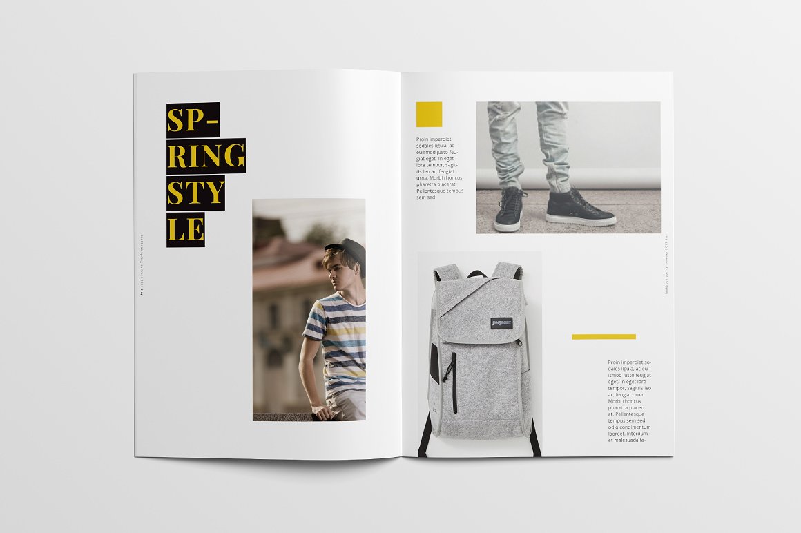 时尚极简的代言人简介杂志模板下载[indd]插图(7)