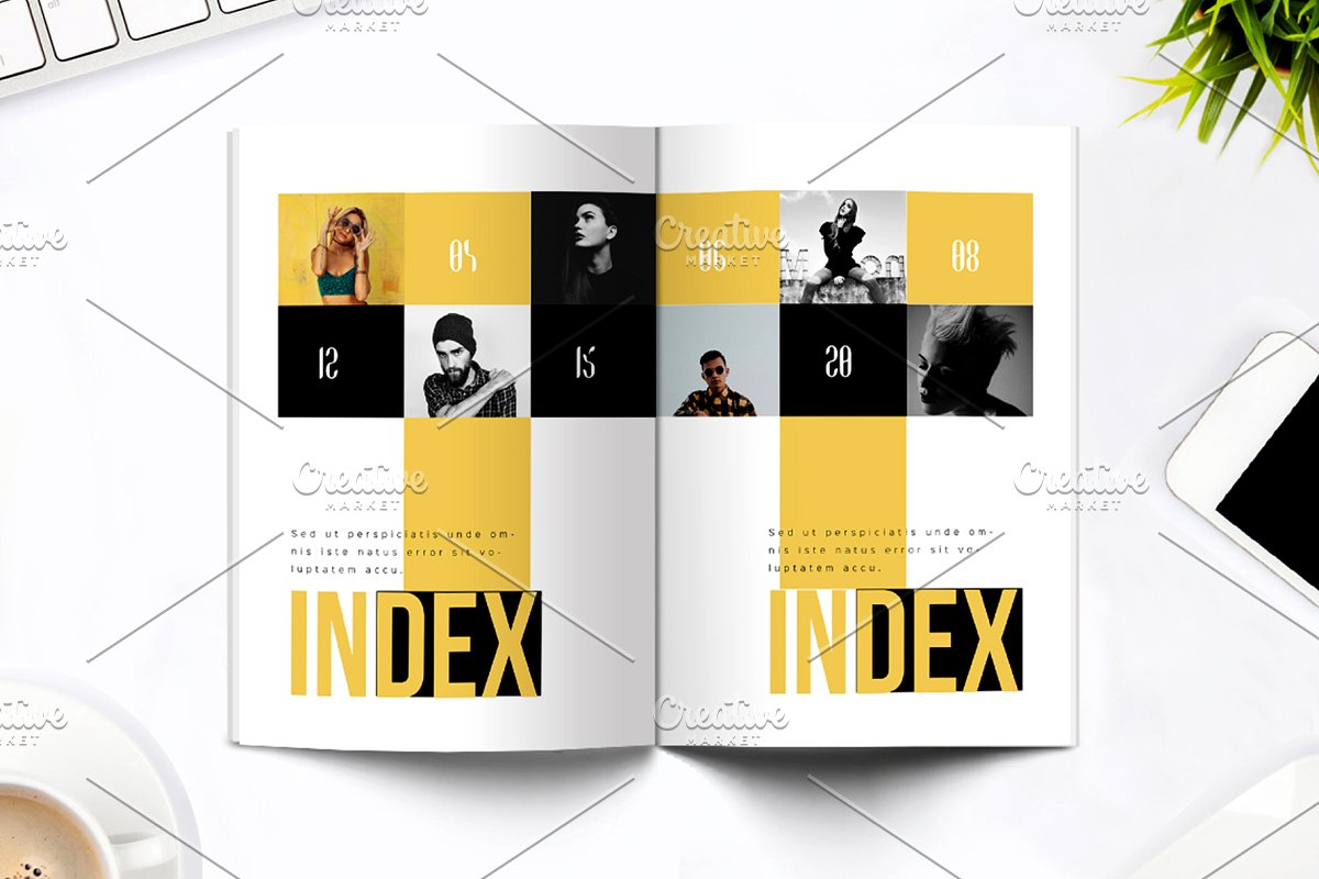 时尚摄影生活杂志设计模板插图(8)