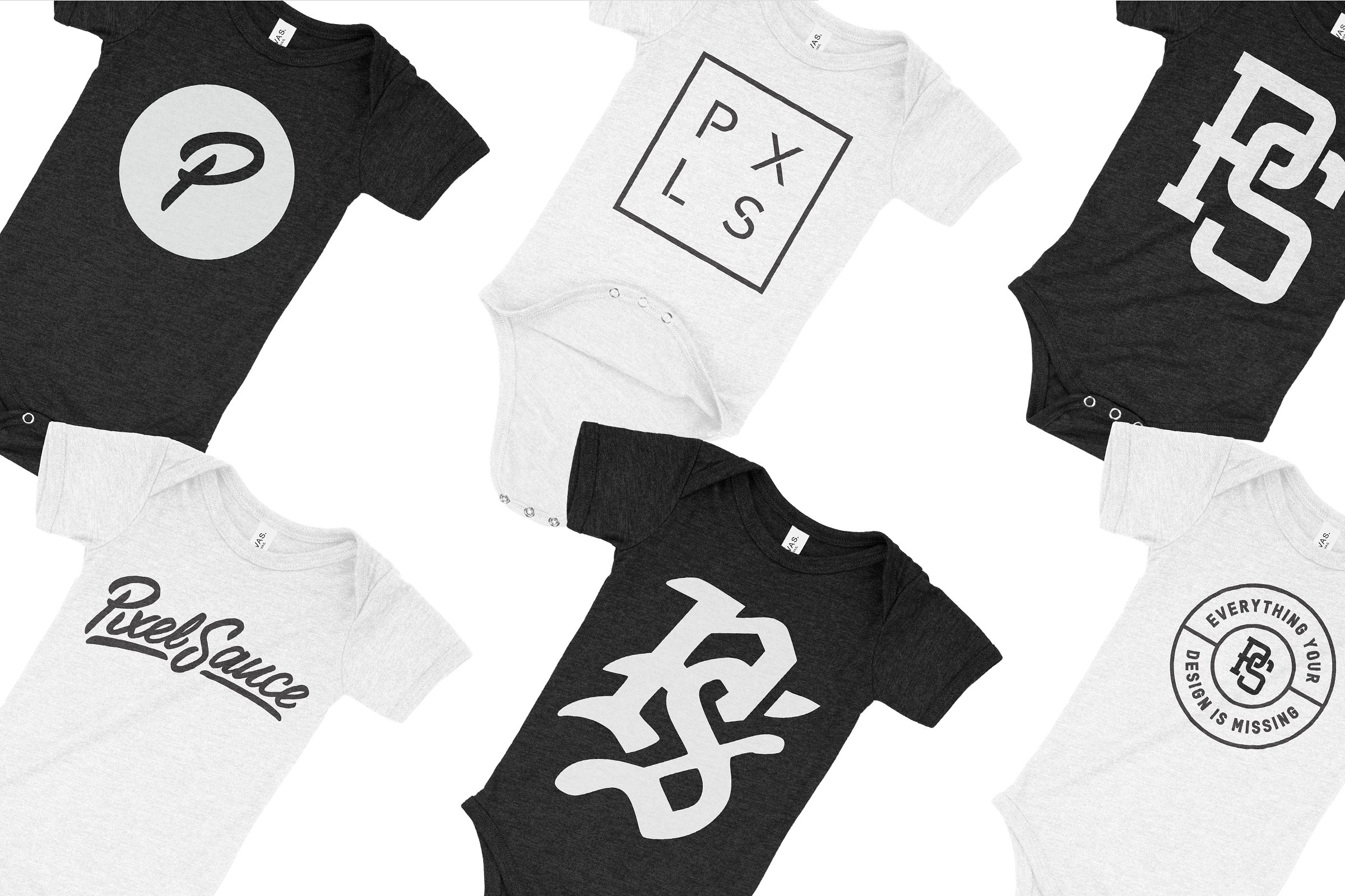 Tri Blend混纺婴儿连体衣样机 Bella Canvas 134B Triblend One Piece插图(1)