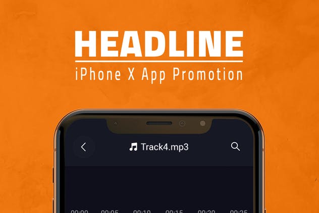 iPhone X手机APP应用设计演示样机模板 iPhone X App Promotion插图(5)