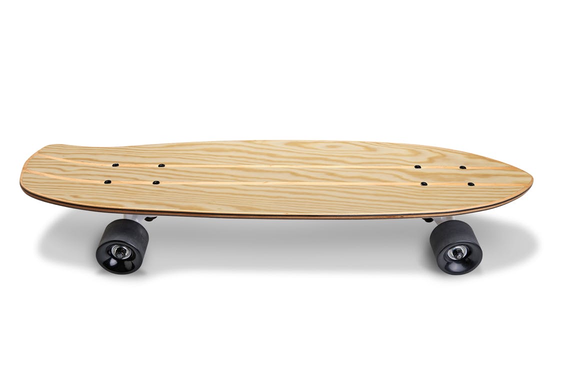 滑板顶部设计正面预览图样机02 Skate_Board-02_Mockup插图(3)
