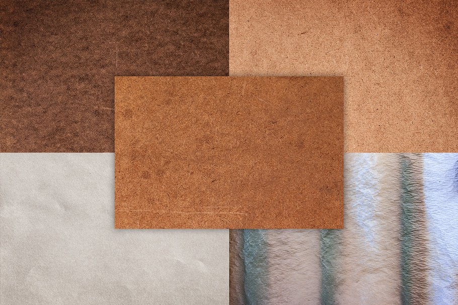 高清纸板皱褶纸张纹理背景素材 Paper & Cardboard Texture Pack Vol 2插图(2)
