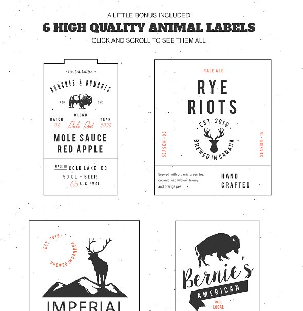 山脉户外复古Logo设计套装 Mountain Outdoor Vintage Logo Kit插图(5)