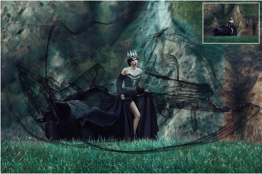 4K分辨率黑魔法叠层背景素材 4K Black Magic Overlays插图(2)