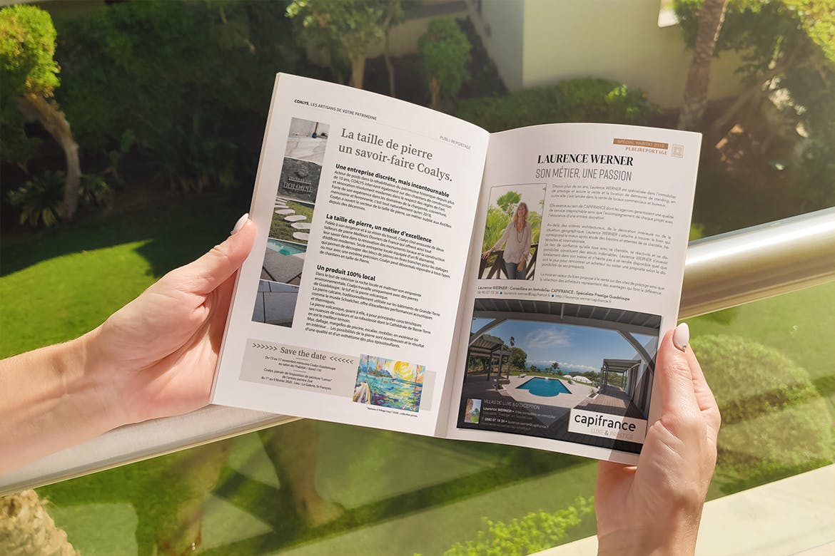 A5产品手册/目录版式设计效果图样机 A5 Brochure / Catalog Mockup插图(3)