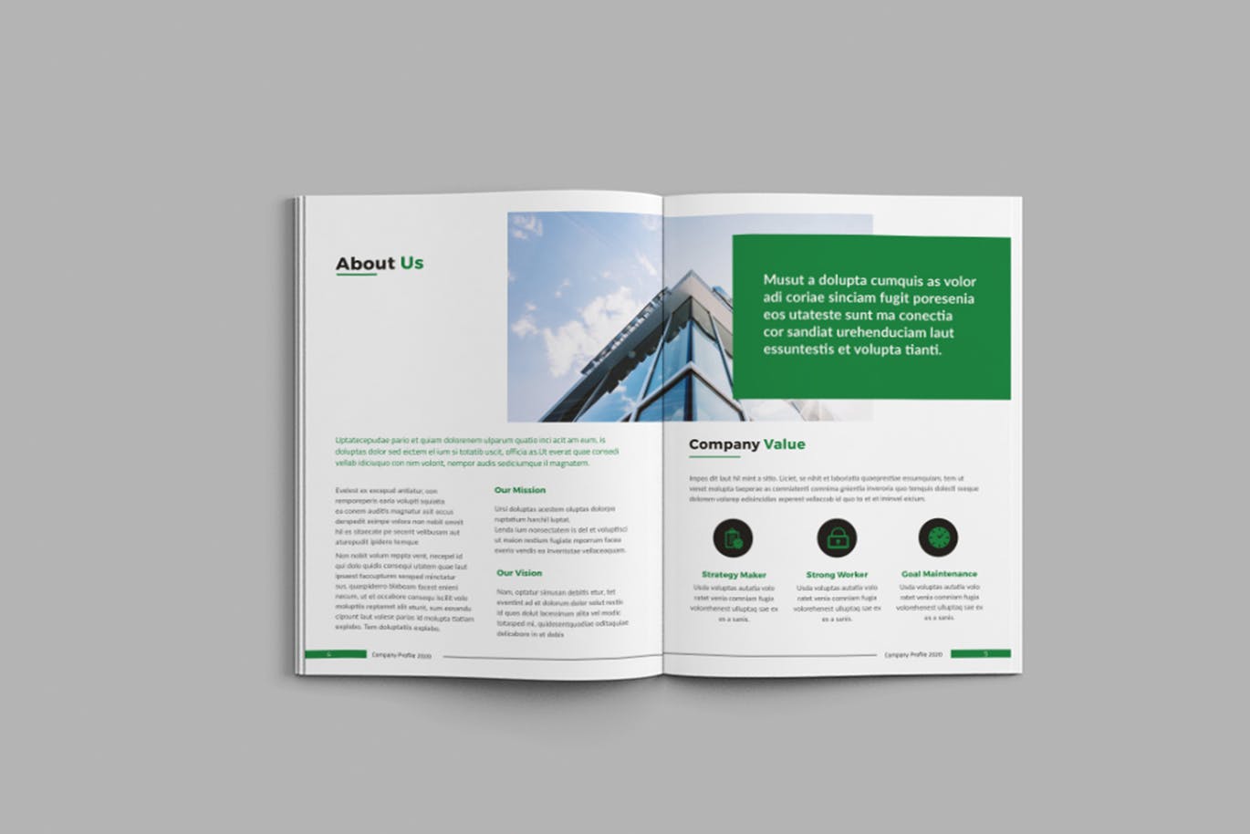 简约时尚多用途的高品质品牌手册房地产楼书画册时尚杂志设计模板（indd）插图(9)