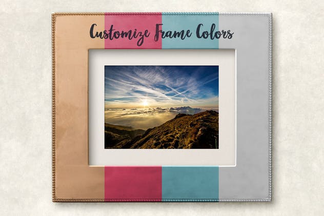 古典实木相框样机模板v2 Picture Frame Mockups Volume 2插图(6)