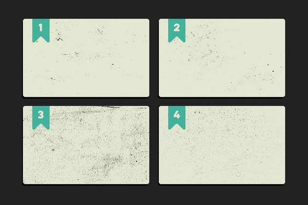 16个粗糙噪点复古做旧矢量纹理素材 16 Grunge Textures插图(1)