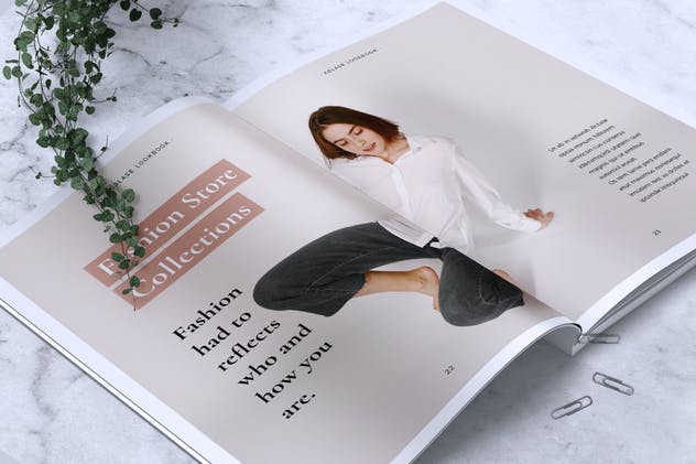 极简主义时尚服饰品牌产品手册INDD模板 KOLASE Minimal Fashion Lookbook插图(13)