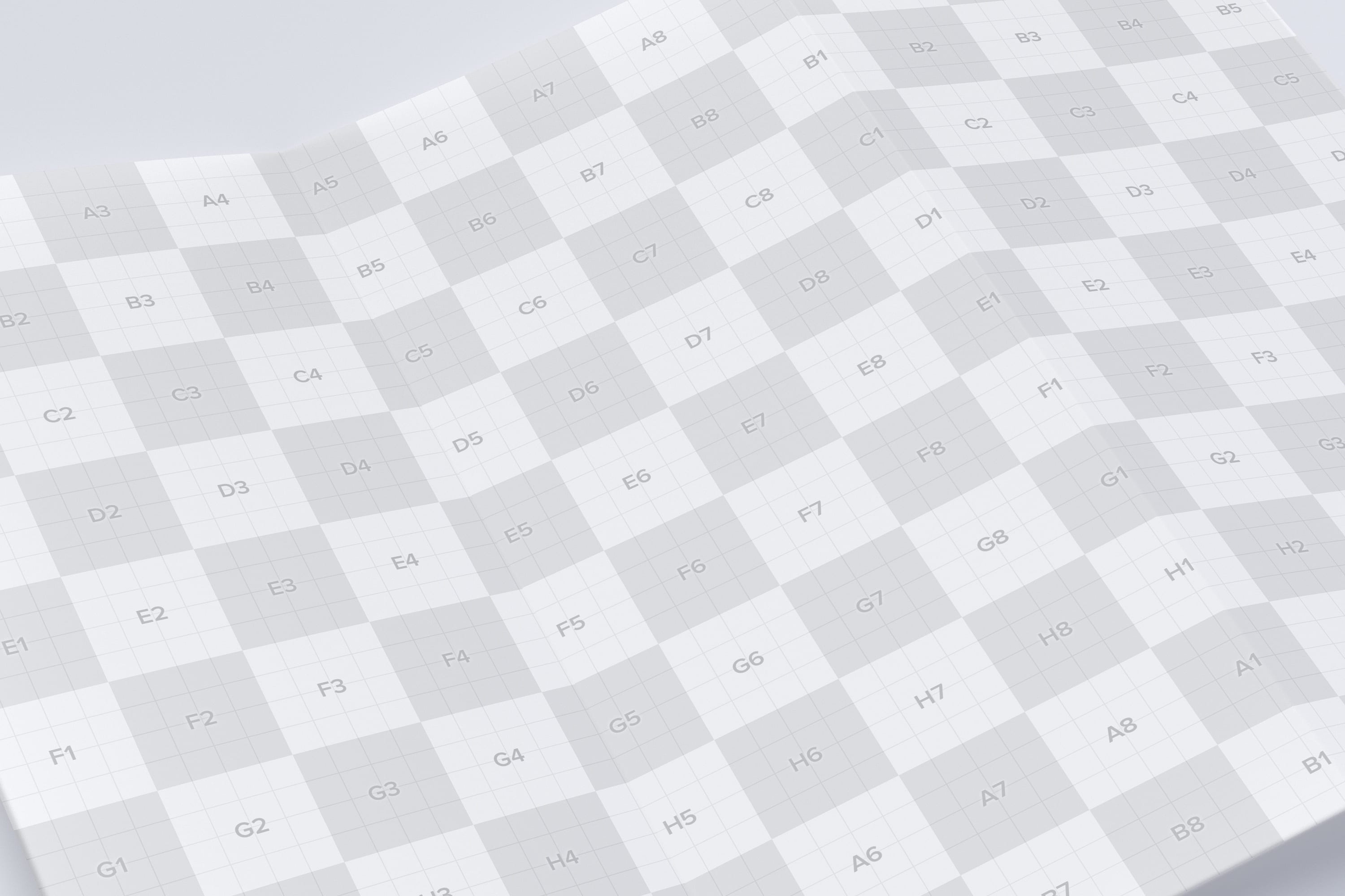 三折页企业宣传单设计效果图样机03 Letter Z Fold Brochure Mockup 03插图(2)