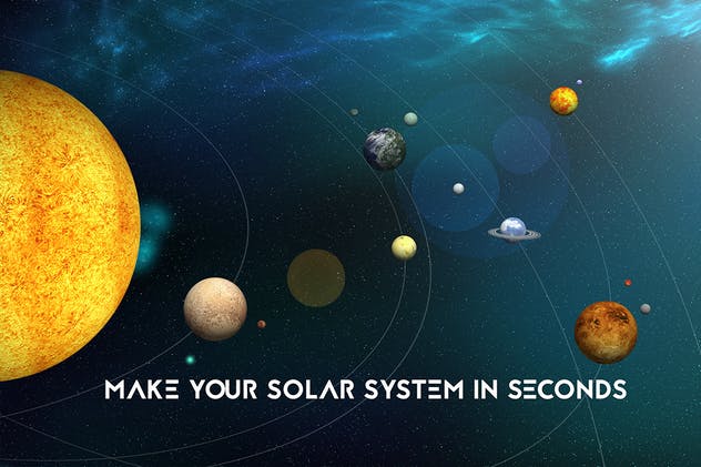 太空元素设计素材套件 Space Toolkit插图(4)