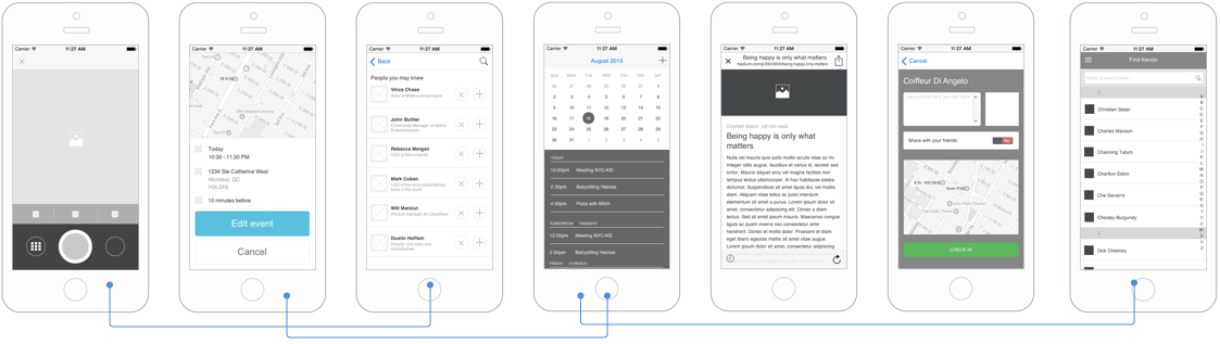 Totalwireframe 原型素材系列之 iPhone Apps Library [for Axure]插图