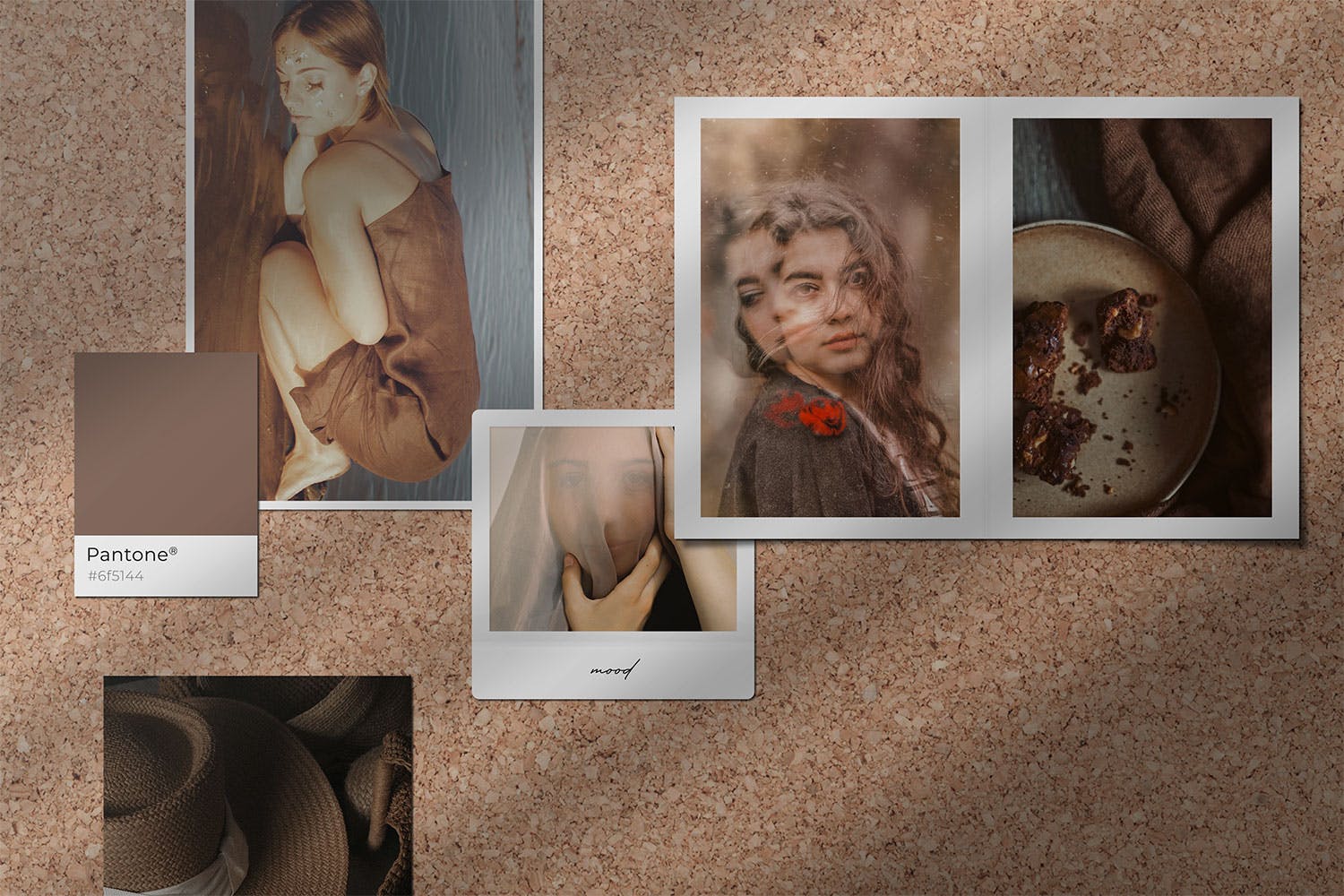 情绪板照片墙设计图样机素材库精选套件 Moodboard Mockup Kit插图(3)