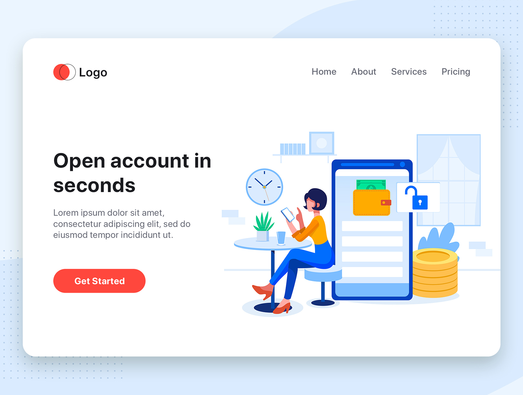 素材库下午茶：10个不同场景的Web矢量插画集插图(1)