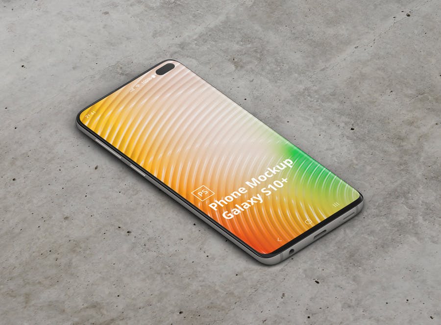 三星Galaxy S10 Plus手机APP UI样机展示模型mockups插图(4)