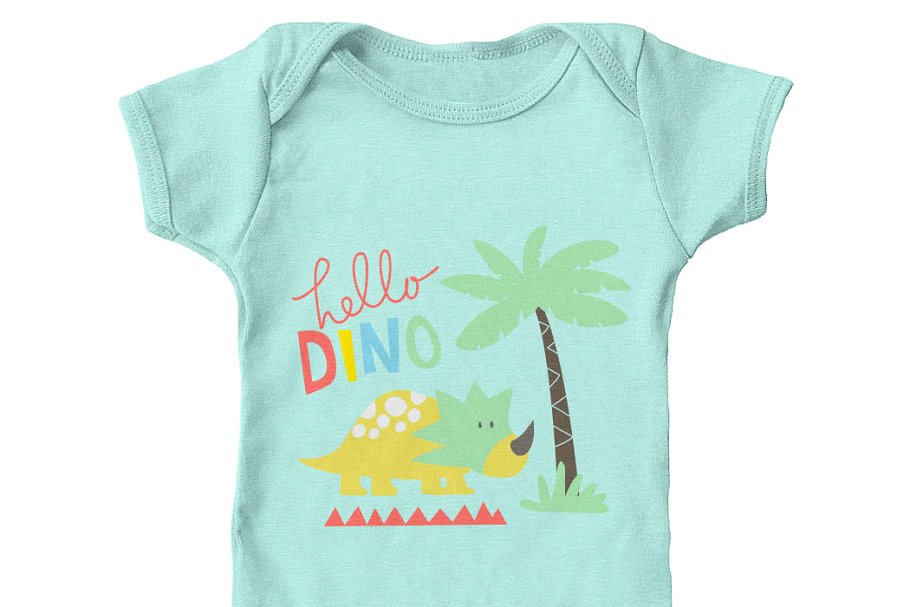 卡通恐龙剪贴画 Hello Dino Cliparts插图(2)