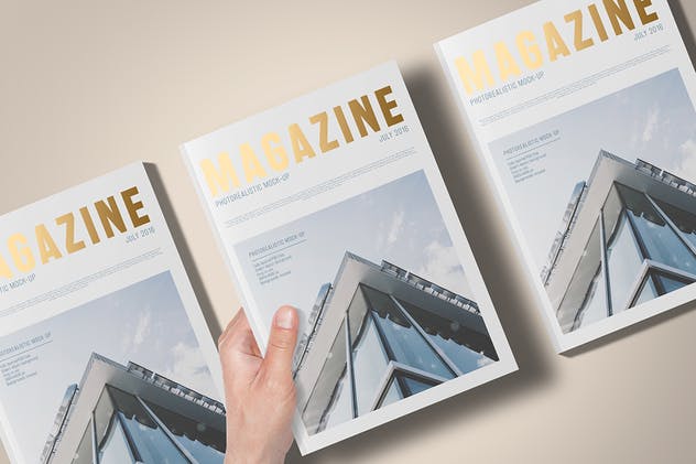 A5规格箔烫印杂志样机 A5 Foil Stamping Magazine Mock-Up插图(13)