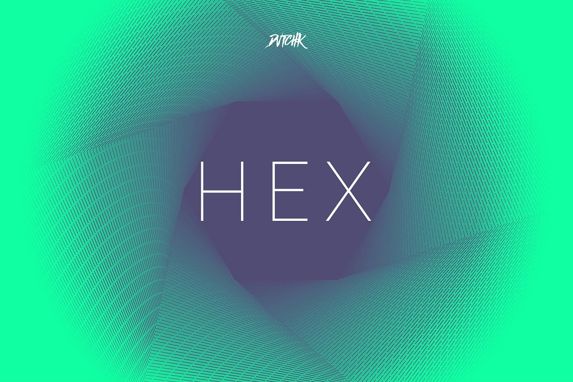 六角几何螺旋图形抽象背景02卷 Hex | Geometric Spiral | Vol. 02插图(3)