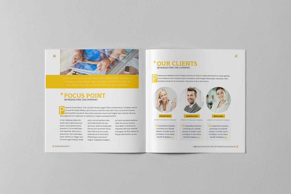 企业年度商业分析报告设计模板 Square Business Report插图(9)