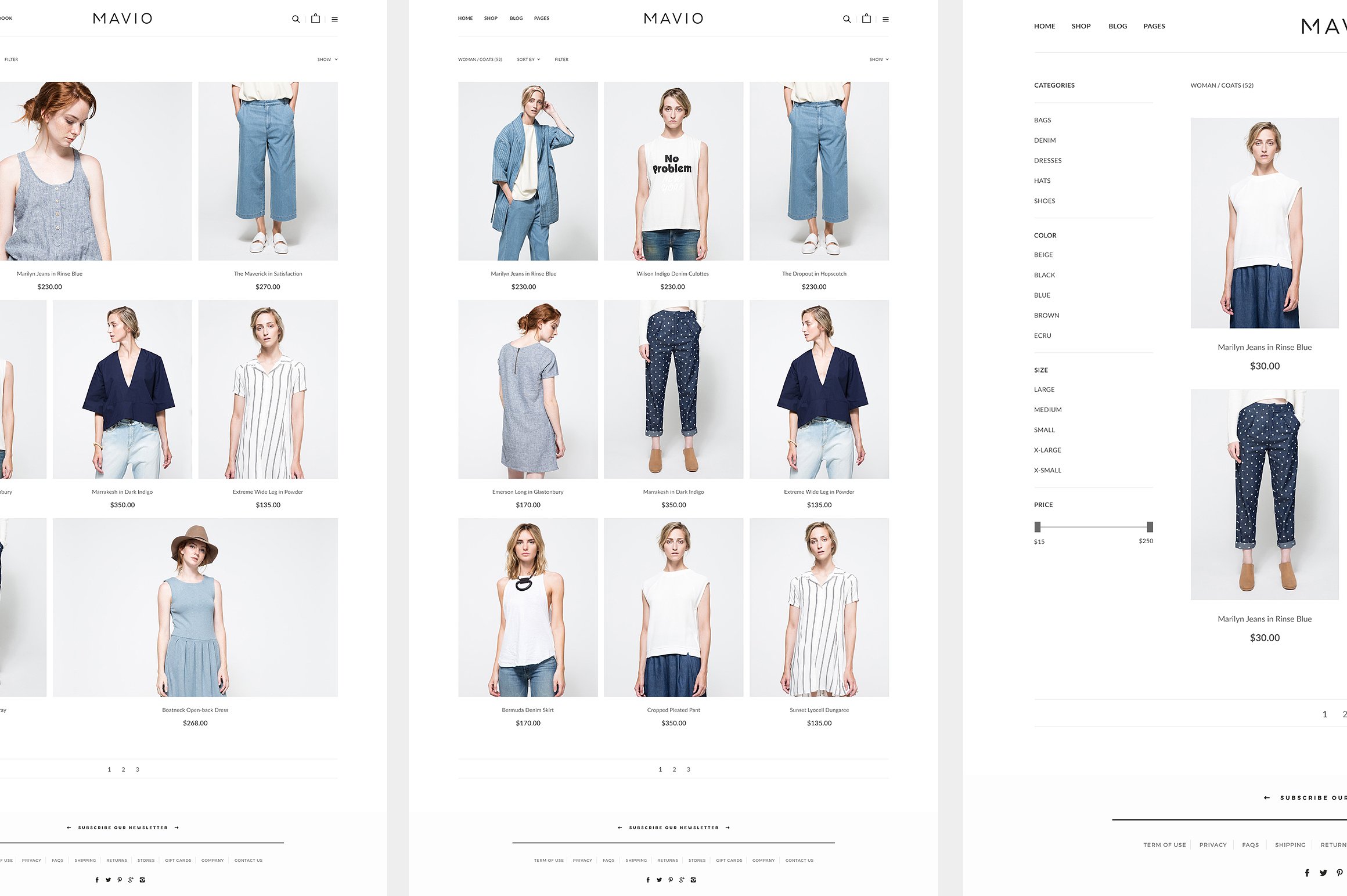 时尚服饰类电商 APP UI 套件 Mavio E-Commerce UI/UX Kit插图(3)