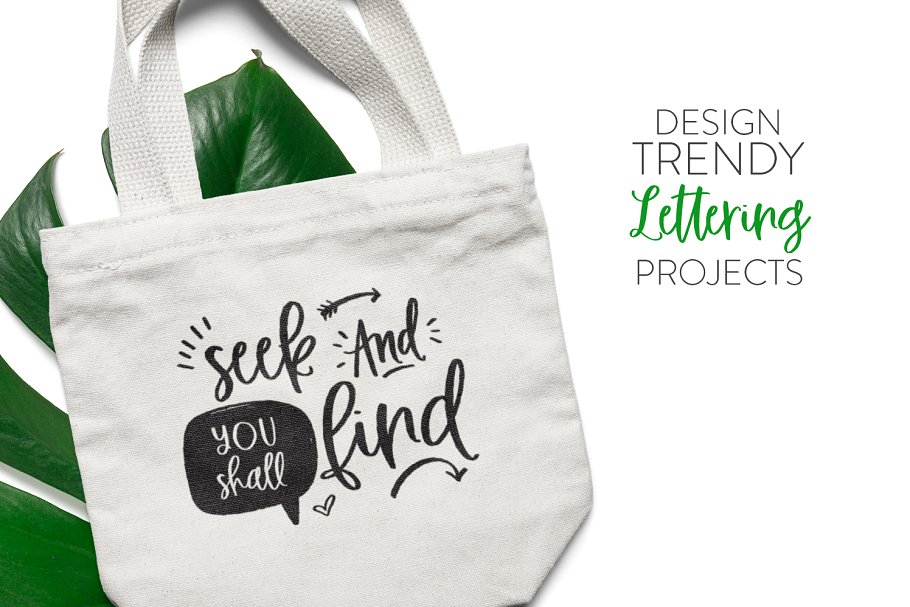 新挑选的水彩素材和字体工具包 Fresh Picked Watercolor & Font Kit插图(6)