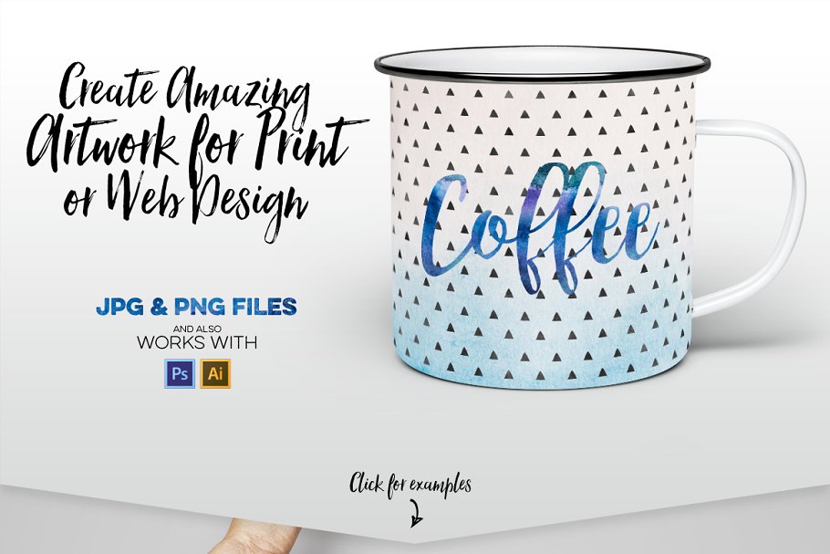 精选水彩设计素材合集[3.86GB] Artsy Watercolor Designer Toolkit插图(4)