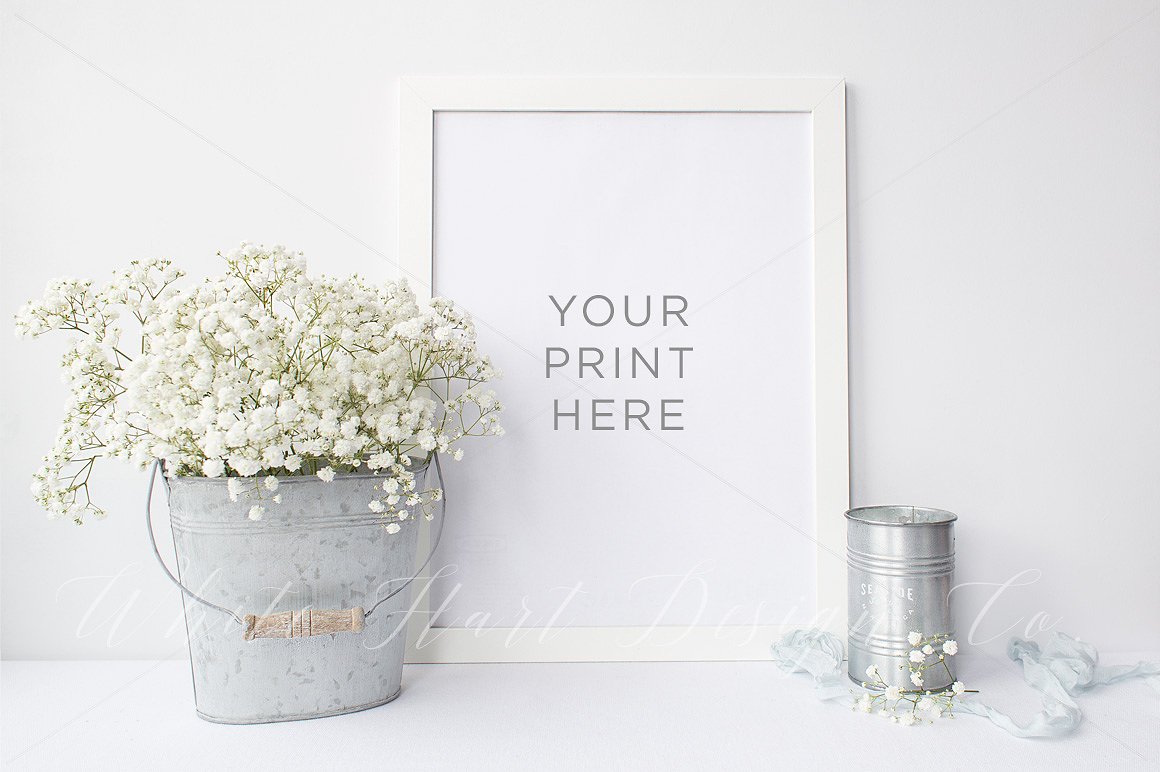 30×40厘米规格相框样机 30x40cm Frame mock up – Jpeg ONLY插图(1)