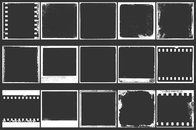 Instagram贴图照片复古胶片电影效果样机 Instagram Vintage Film Effects插图(2)