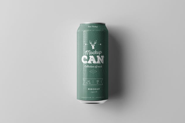 啤酒饮料罐头外观样机模板04 Can Mock-up 4插图(13)