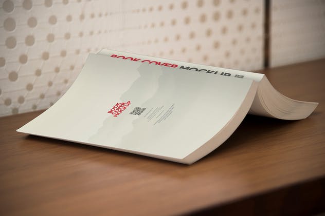 软皮书封面设计样机模板 Digest Size Book Mockups插图(2)