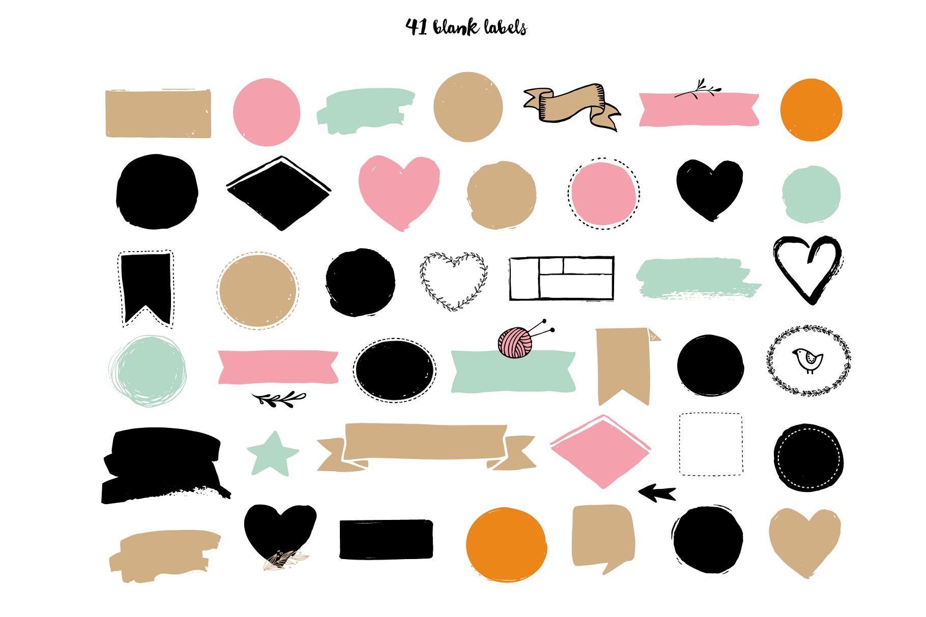 手工制作/工艺品和DIY艺术设计素材集 Handmade, craft & DIY, artist bundle插图(7)