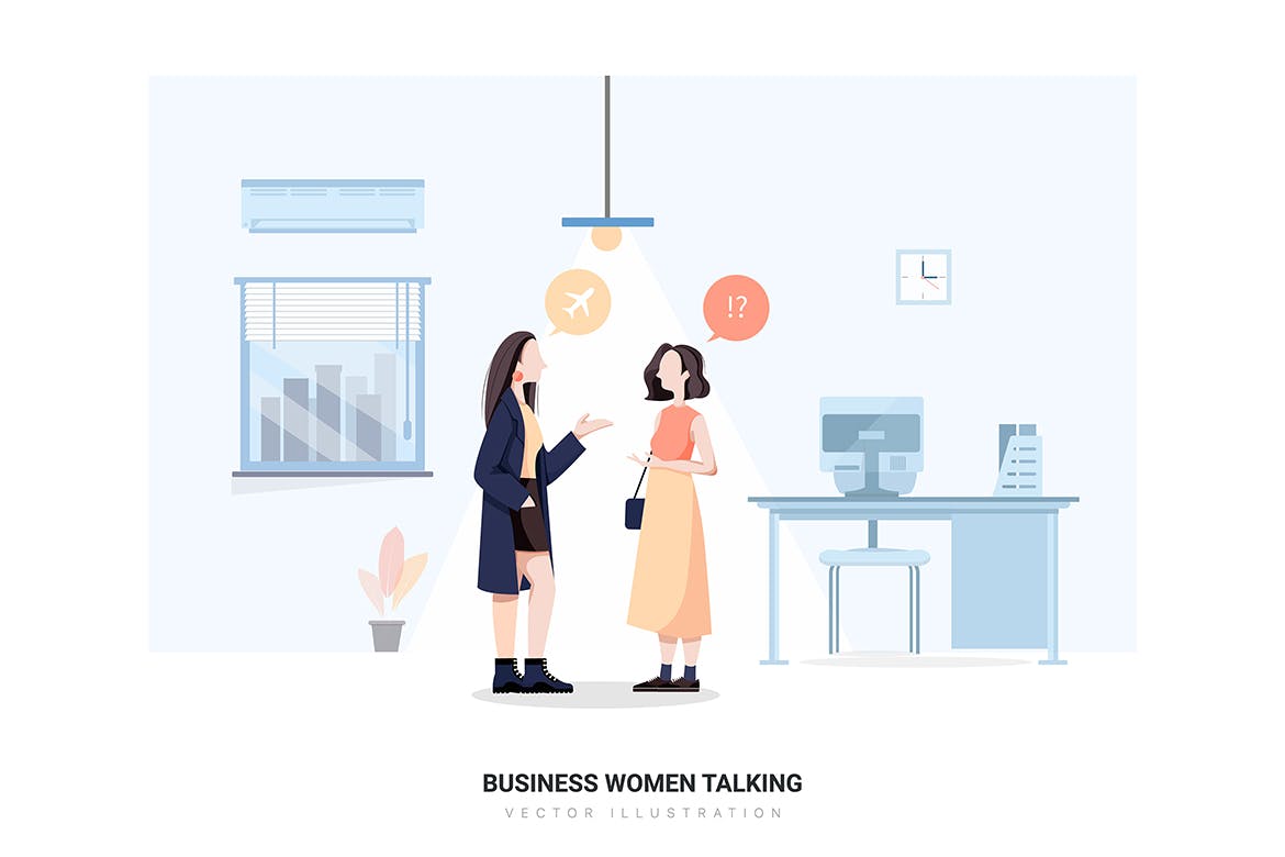 商业&办公室场景矢量插画素材包v1 Business Illustration Pack (Vol 01)插图(5)