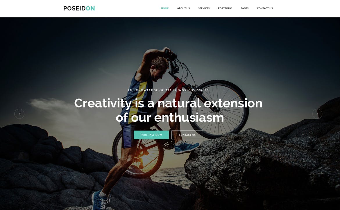 多用途多行业适用主题网站设计PSD模板 Poseidon : MultiPurpose PSD Template插图(3)