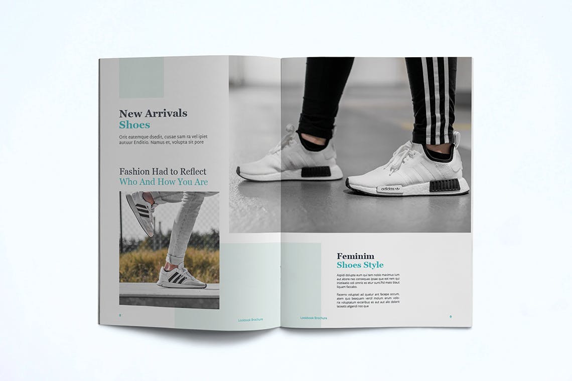 时尚服饰品牌产品目录素材库精选Lookbook设计模板 Lookbook Template插图(7)