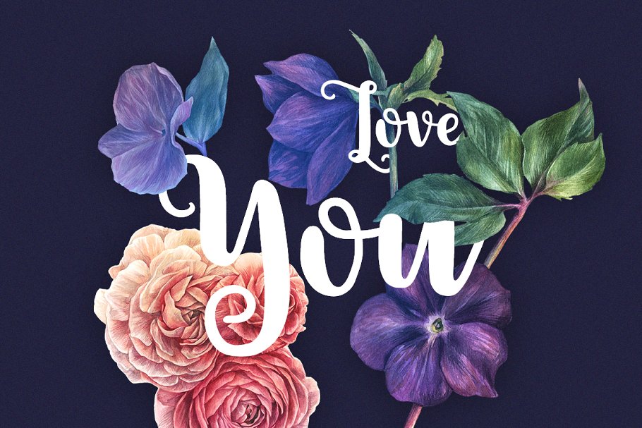 海洋花卉水彩剪贴画 Nautical Wonders Watercolor Kit插图(6)