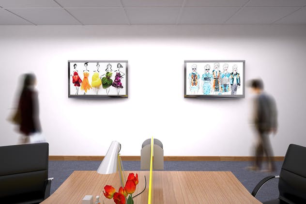 办公室艺术作品展示样机Vol.2 Office Art Mockup [Vol 2]插图(7)