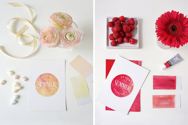 婚礼请帖/邀请函/贺卡样机 Invitation / Greeting card Mockup插图(5)