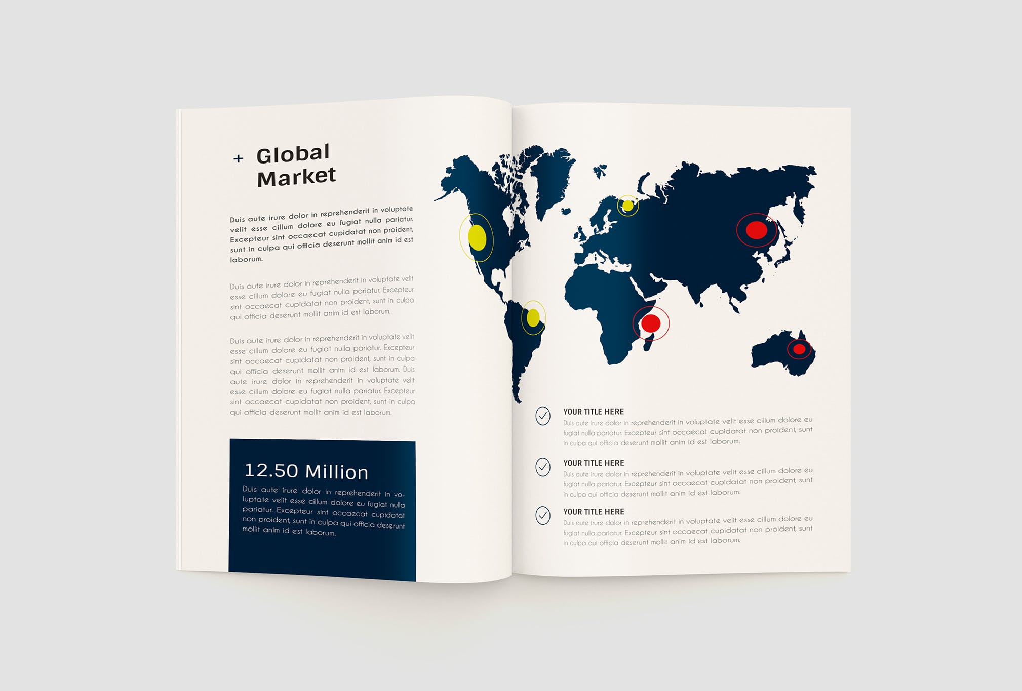 企业年度报告/年终总结报告设计模板 Annual Repot Company Name插图(8)