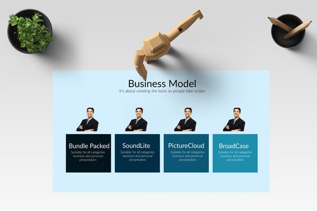 行业咨询代理服务企业适用PPT幻灯片模板下载 MAVERIX Powerpoint Template插图(4)