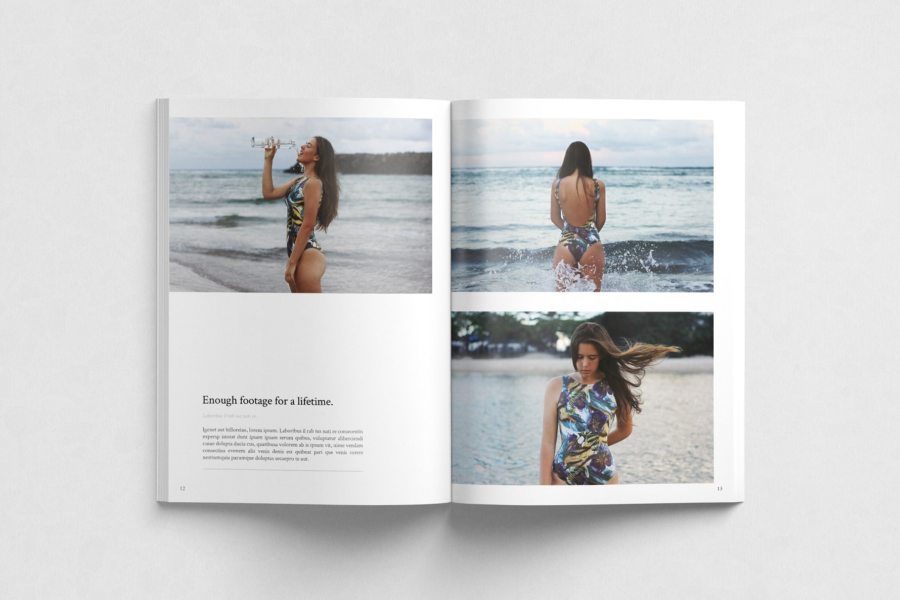 现代简约杂志版式设计模板 Copenhagen Magazine Template插图(1)