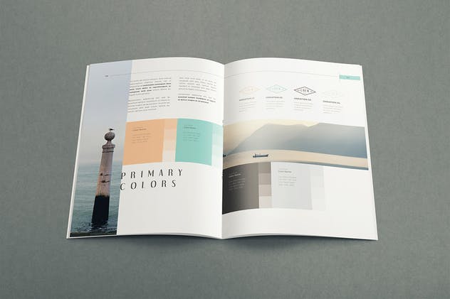 传统艺术品牌指南手册模板 Traditional Art – Brand Guideline Template插图(6)