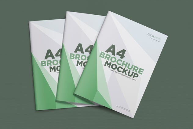 A4规格品牌杂志画册样机模板 6 A4 brochure mockup插图(5)