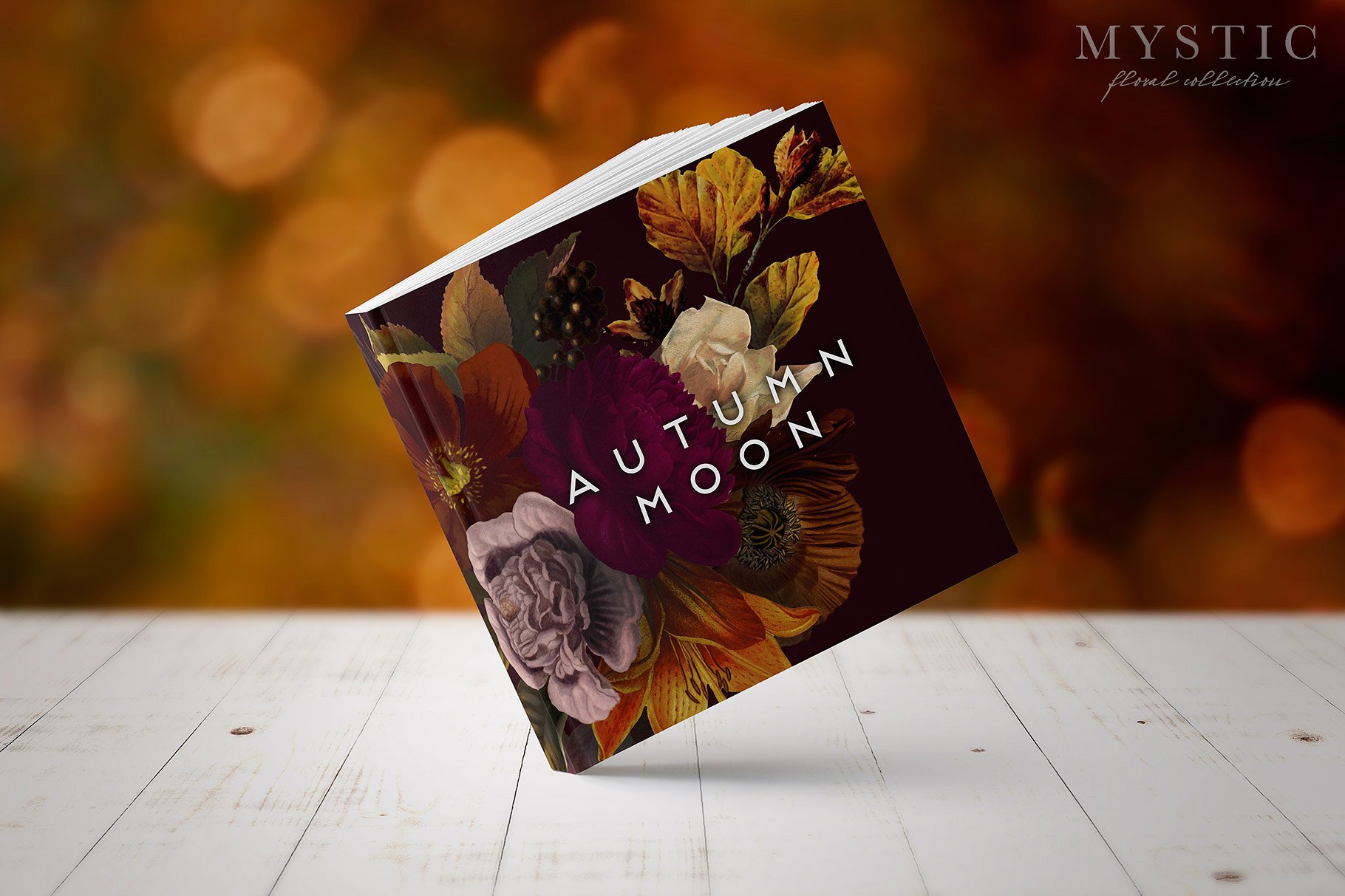 神秘花卉剪贴画艺术收藏 Mystic Floral Collection Clip Art插图(4)