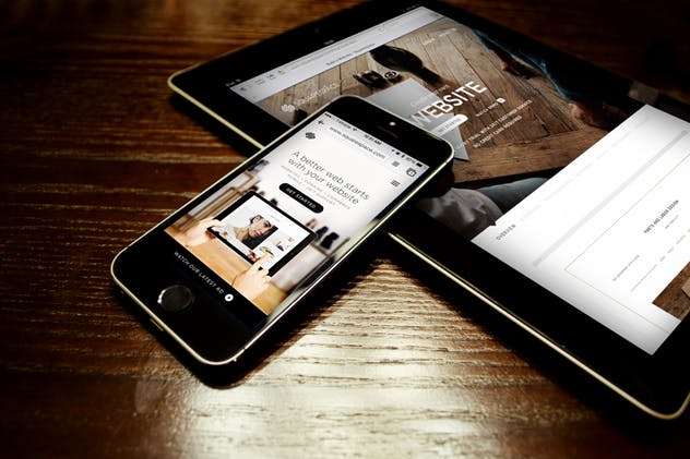 响应式网站设计多设备样机合集 Lifestyle Responsive iPhone Mock-Up插图(12)