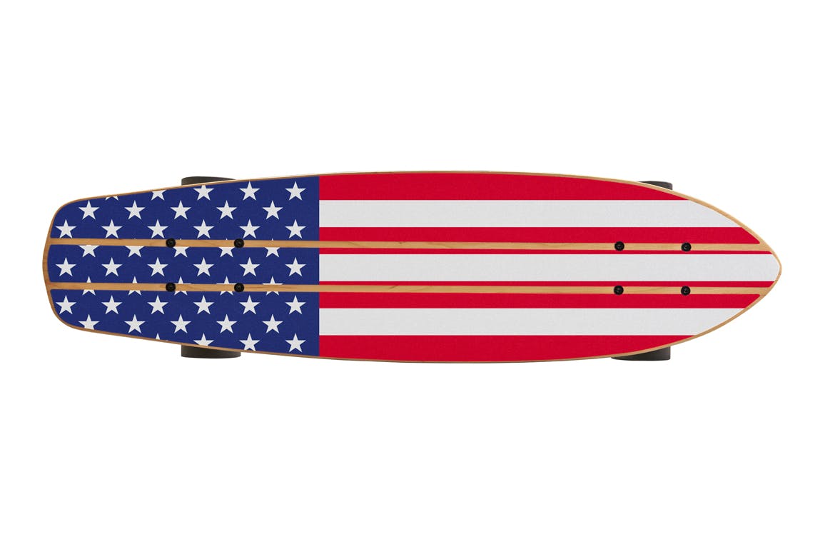 滑板底部设计预览图样机03 Skate_Board-03_Mockup插图(1)