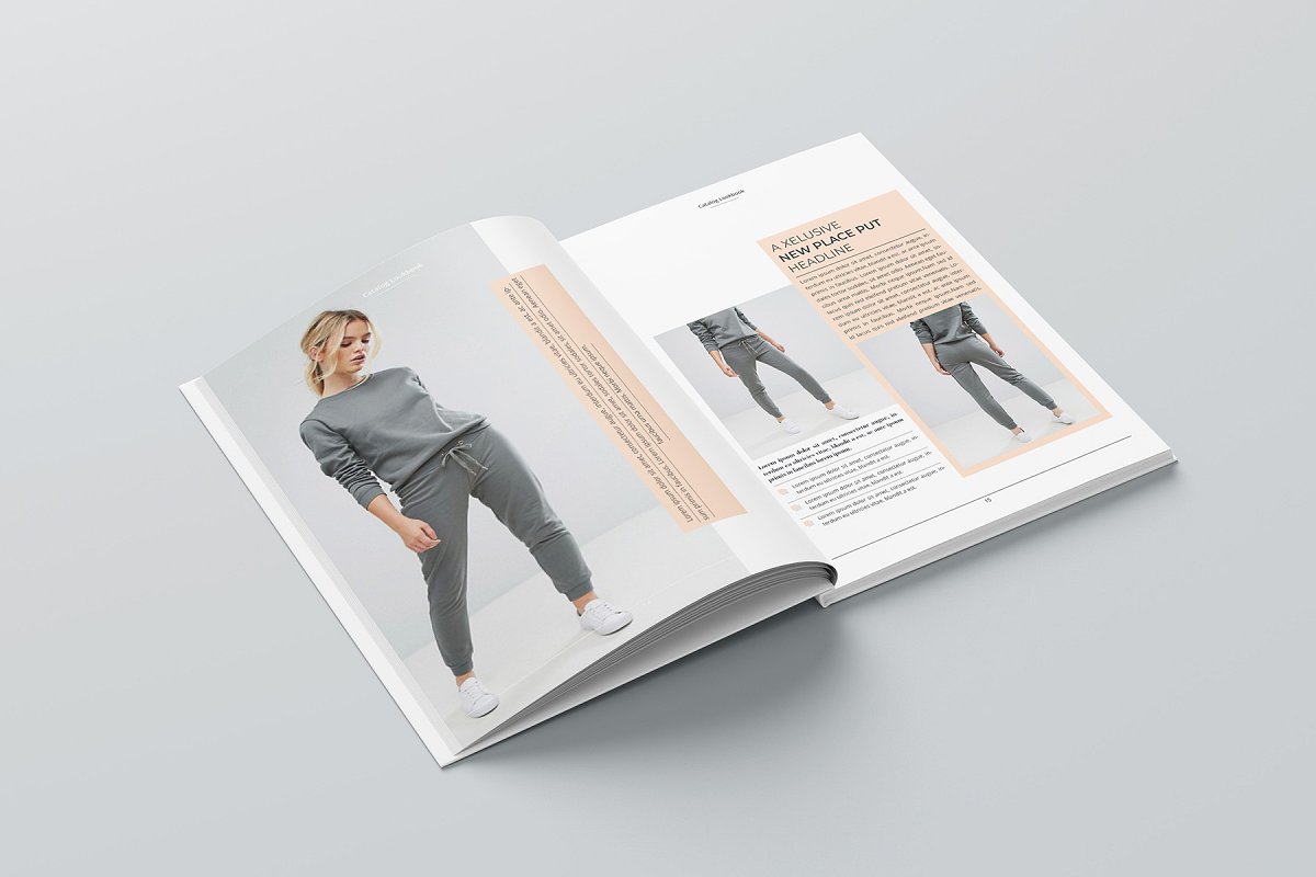 女性时尚服装摄影画册模板插图(7)